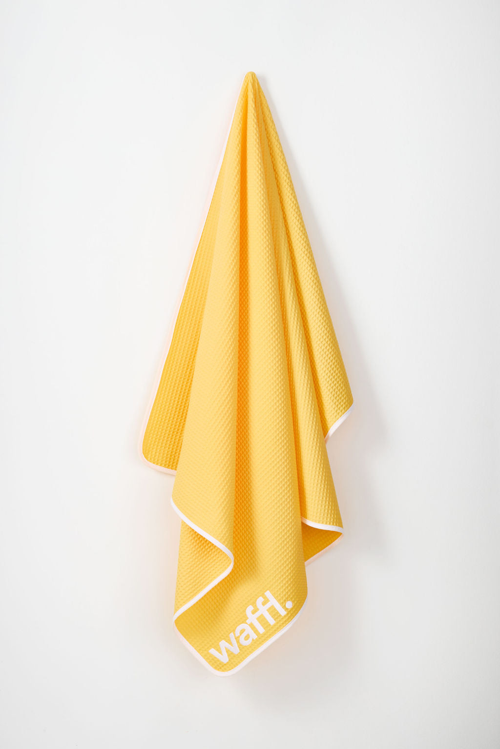 Solar Yellow waffl Towel