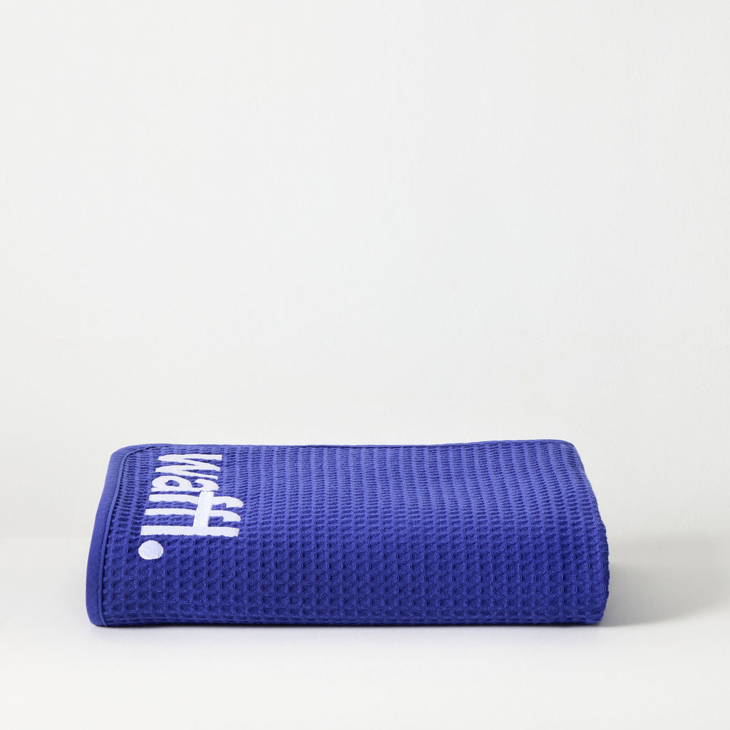 Royal Blue waffl Towel