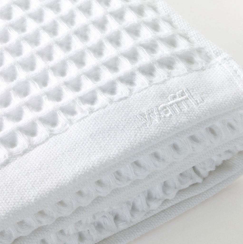 waffl Handtuch - Weiß