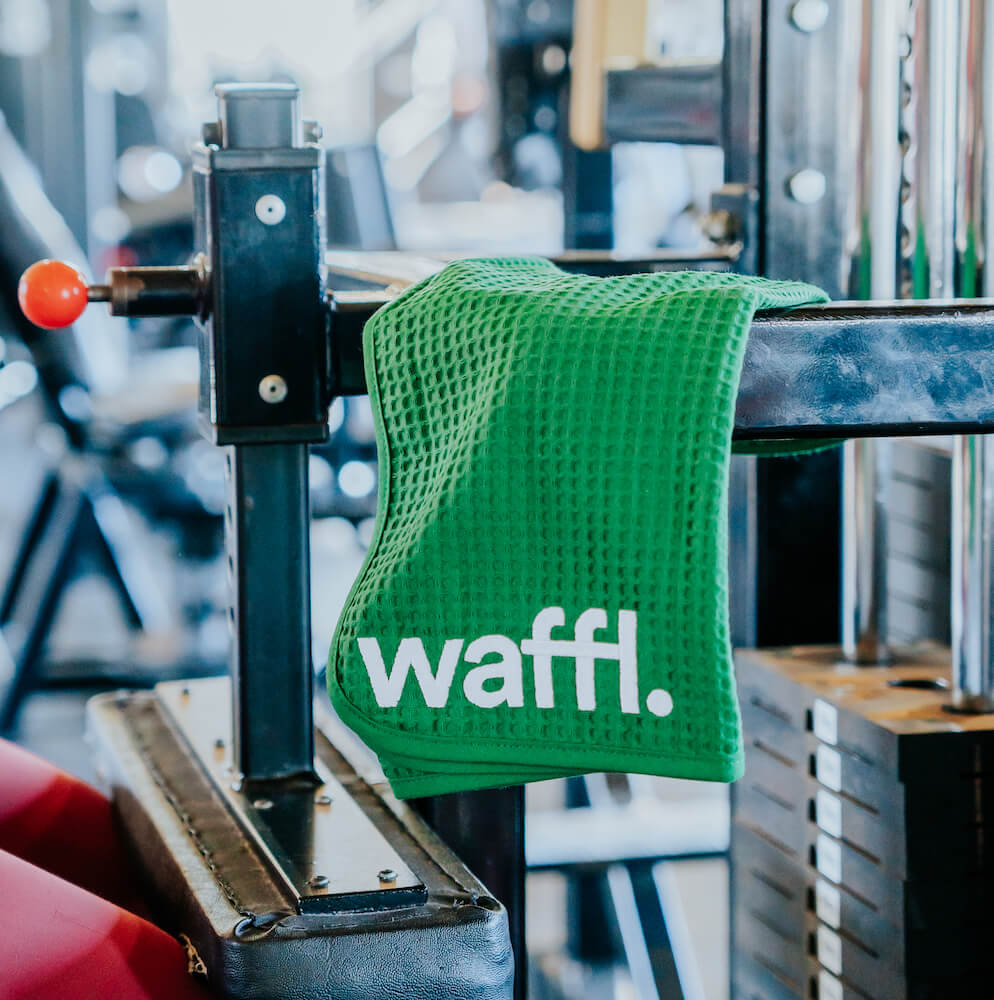 waffl Mini Towel - Bottle Green