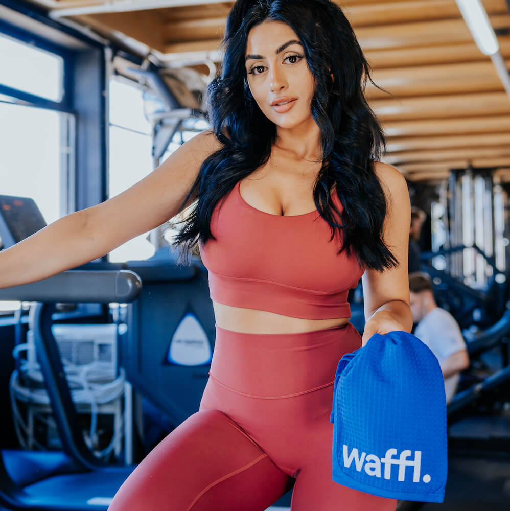 waffl Mini Towel - Royal Blue